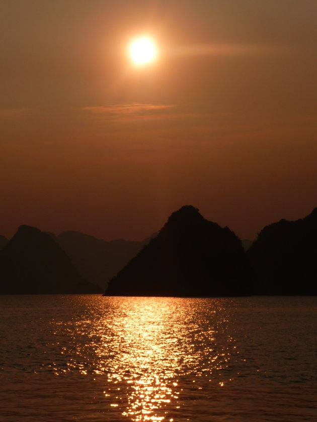 Halong Bay by night