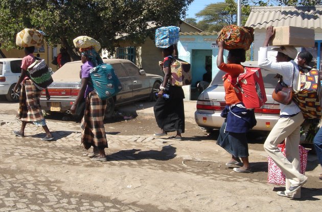 Bij de grens van Zambia