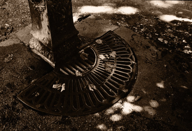 De waterpomp in het Luxemburg park