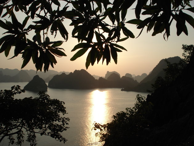 Sunset Halong Bay