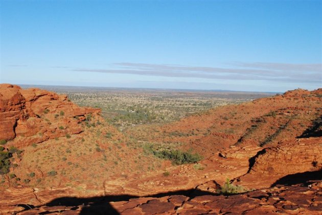 Uitkijk vanaf lookout Kings Canyon