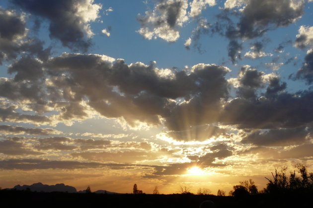 zonsondergang bij kata tjuta