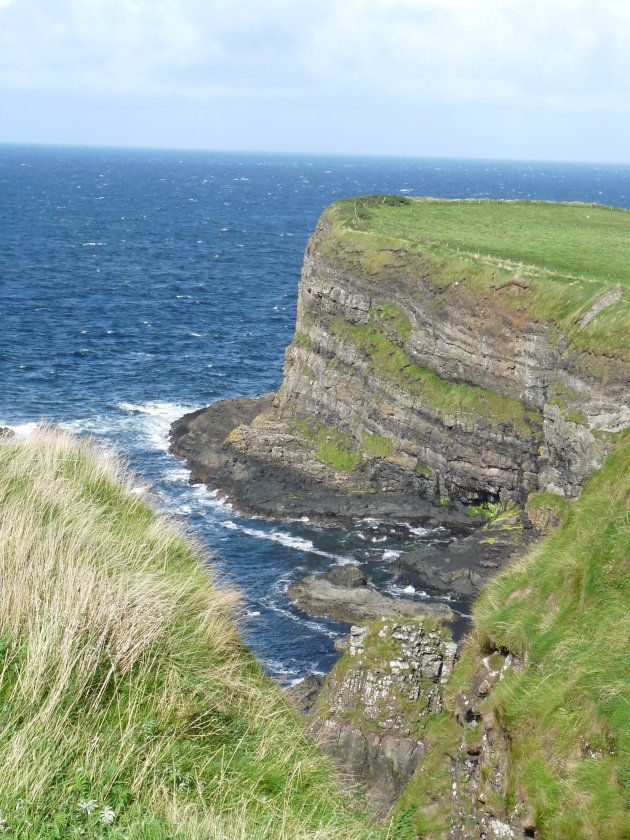 uitzicht naast Dunluce Castle