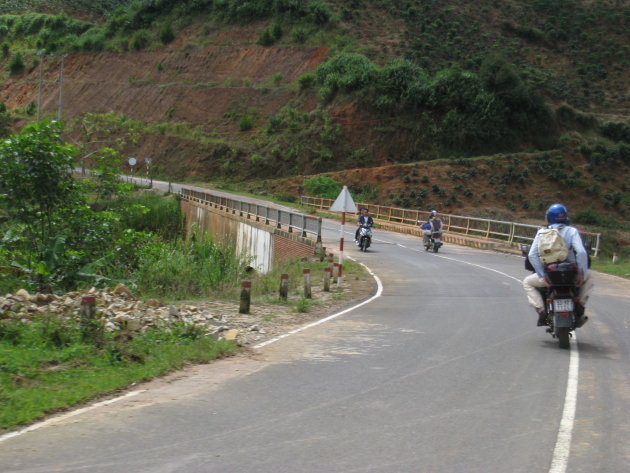 Achterop bij een Easy Rider in Dalat