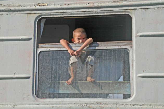 vanaf het andere spoor