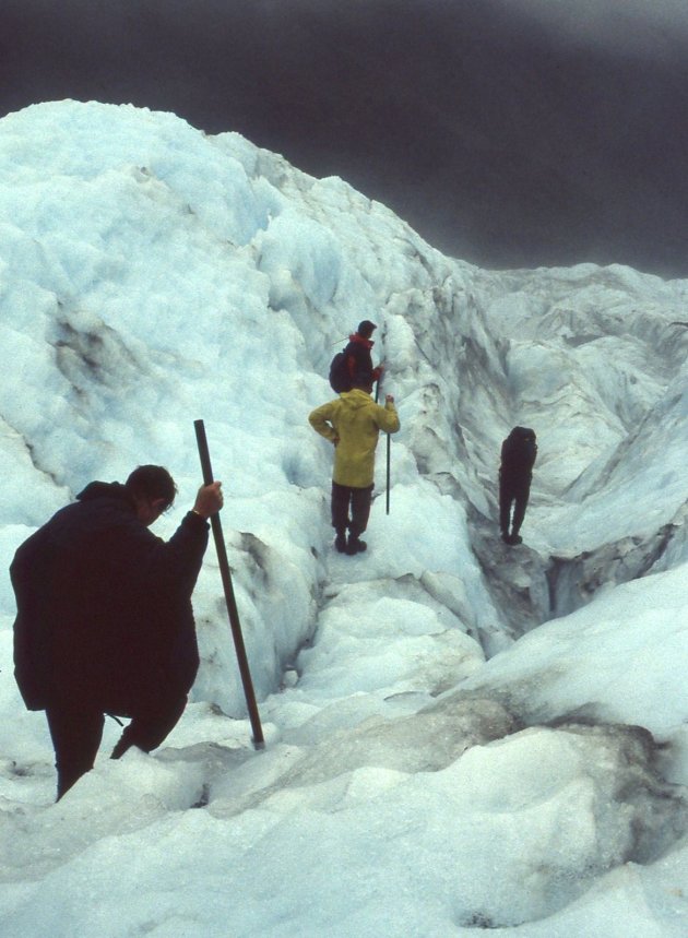 Op de Fox Glacier