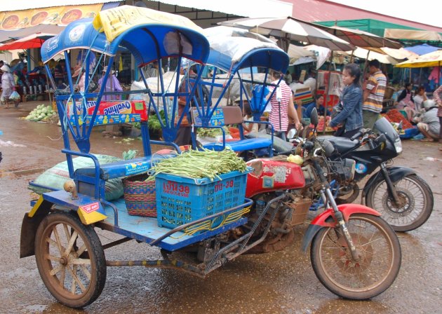 parkeren bij de markt