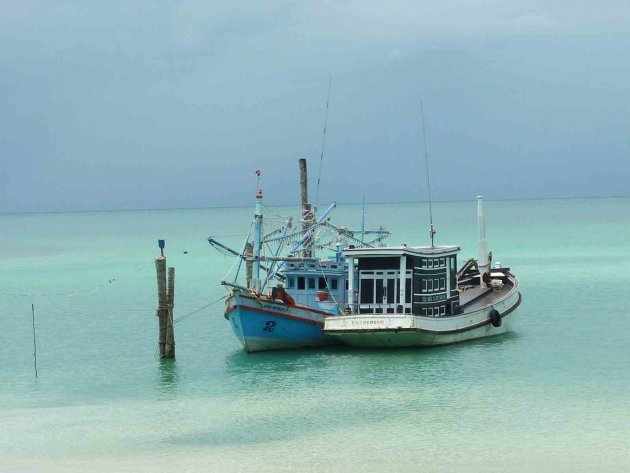 Vissersbootje Koh Pagnan