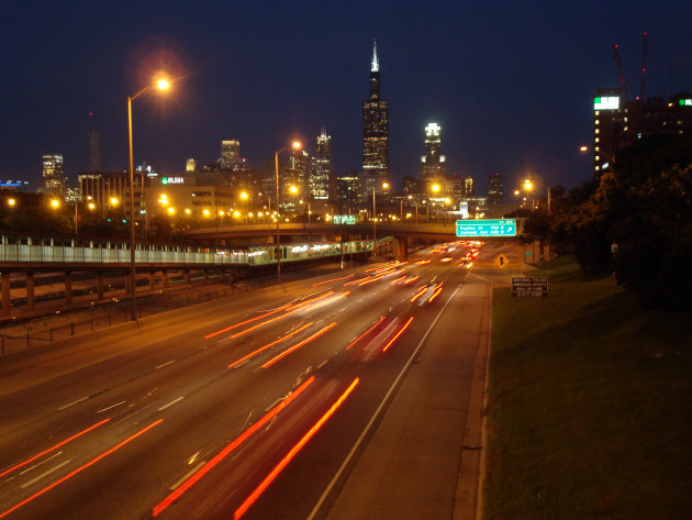 Chicago by night