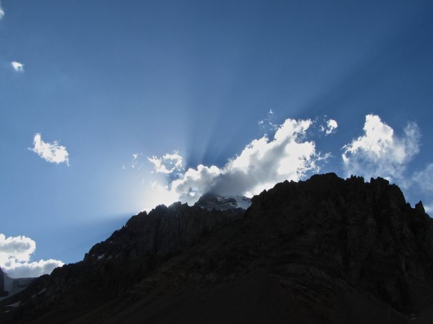 Sunrise above Aconcagua