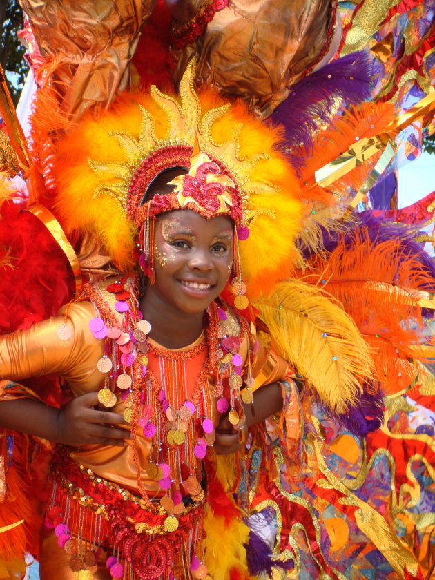 Kiddy carnival yellow feather girl