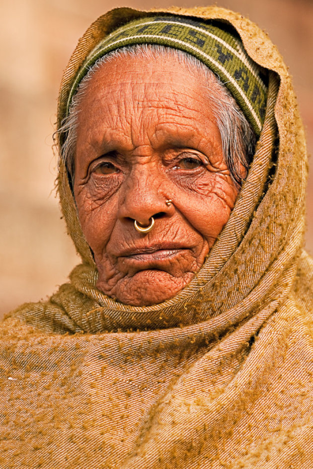 pinda verkoopster in Kathmandu