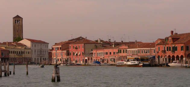 Avondgloed op Murano