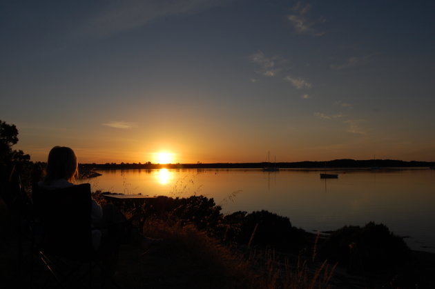 Zonsondergang op Kangaroo Island