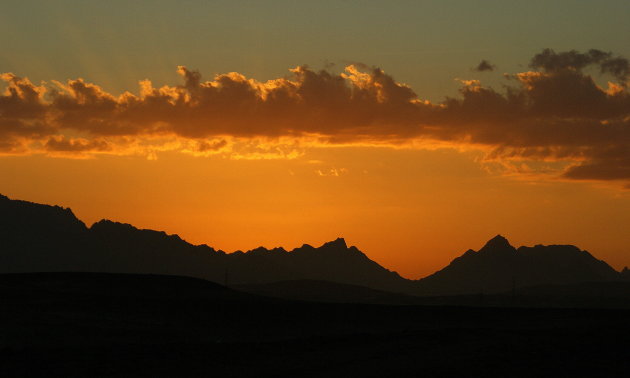 laatste zonnestralen