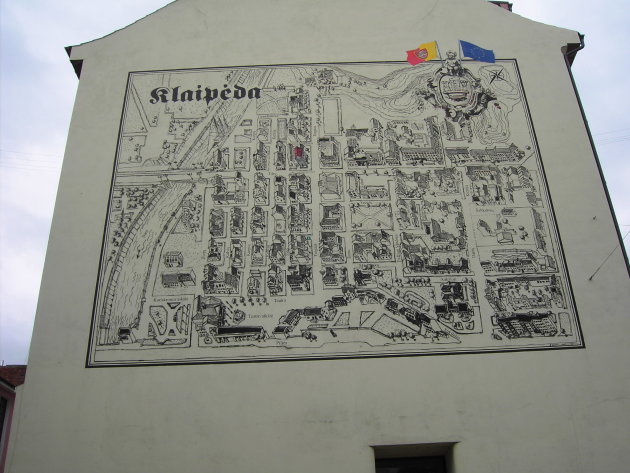 Plattegrond Klaipeda