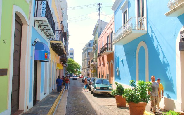 Straatbeeld San Juan.