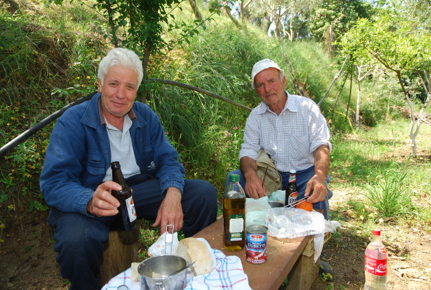 tuinmannen op capo vaticano