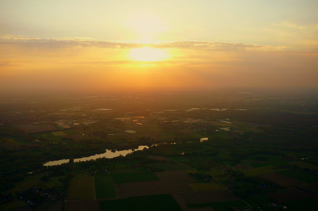 Vanuit de lucht.