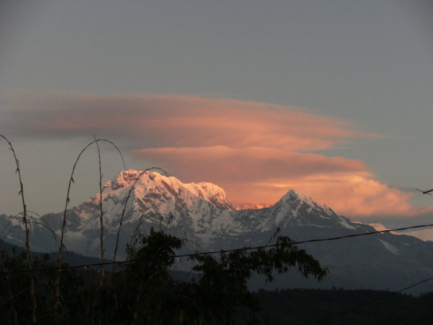 Zonsopgang Himalaya