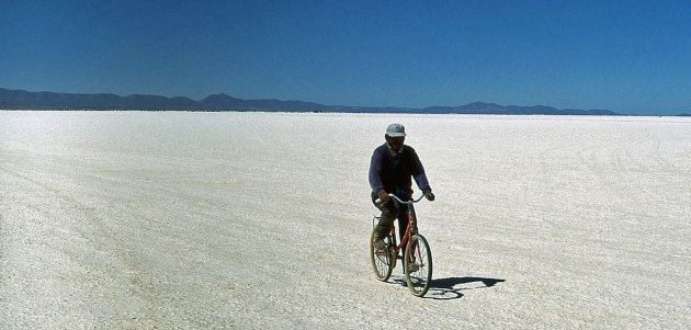 Fietsen door het zout