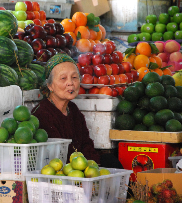 Fruit en groentekraam Da lat