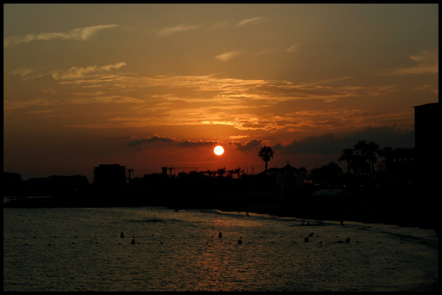 zonsondergang st raphael