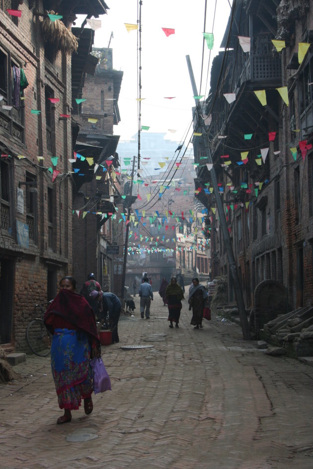 Winterochtend in Bhaktapur