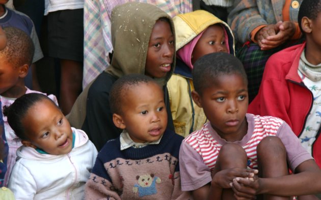 Kinderen in Lesotho