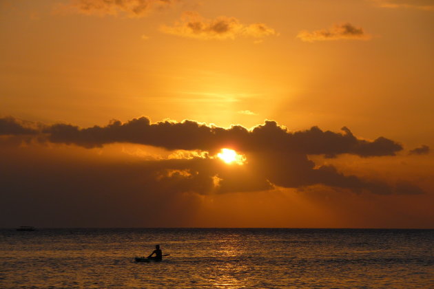 Zonsondergang in Sengigi