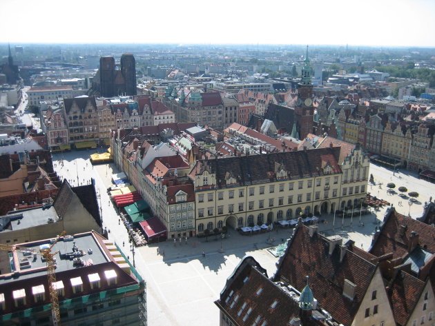 Rynek vanaf St. Elizabeth Church