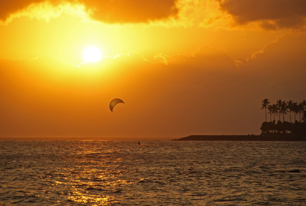 Kitesurfer in Senggigi