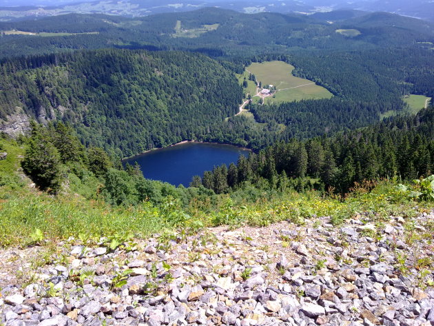 Feldbergsee vanaf de Feldberg - Schwarzwald