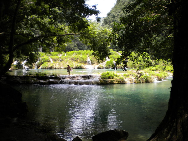 Semuc Champey, de baden