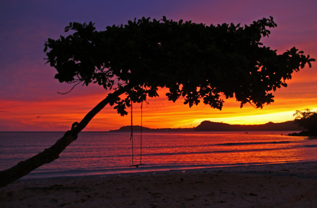 Zonsopkomst bij Gapang Beach op Pulau Weh