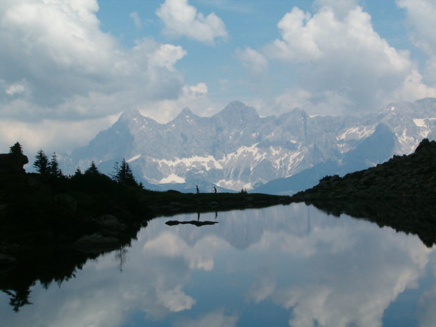 Spiegelmeer op de Reiteralm