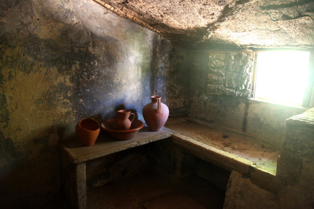 De keuken in het Capuchos klooster