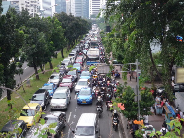 Drukte in Jakarta