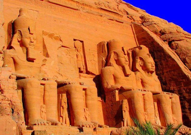 De tempel van Ramses.