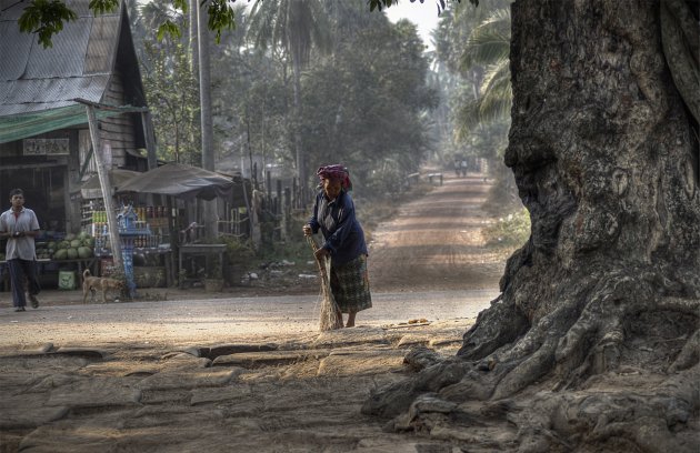 Ochtend in Cambodja