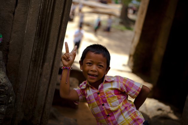 Portret bij Angkor