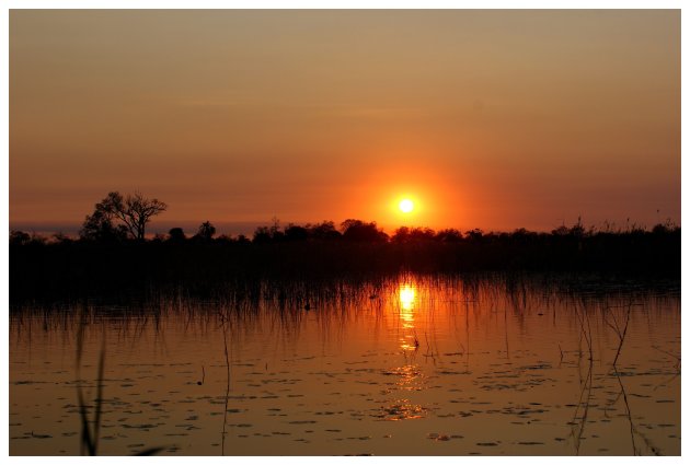 Zonsondergang in de Delta