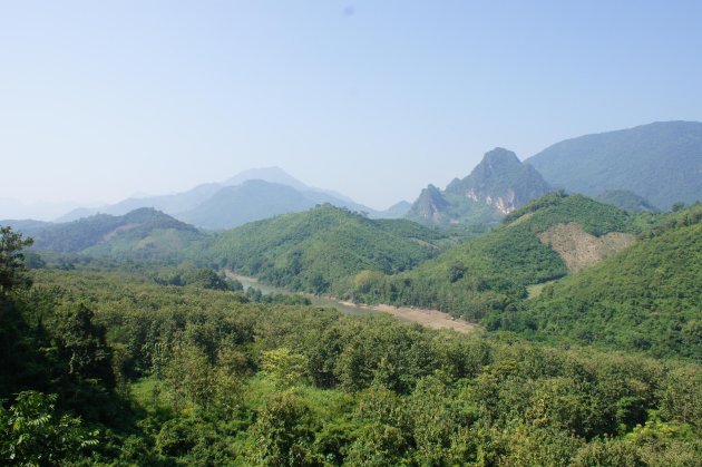 Nam Khan River in Laos