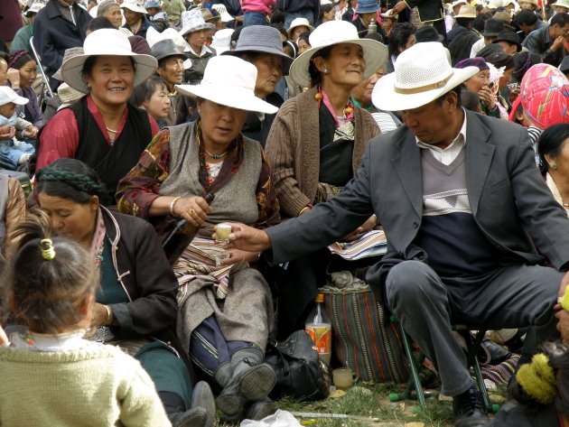 feest voor de Tibetanen