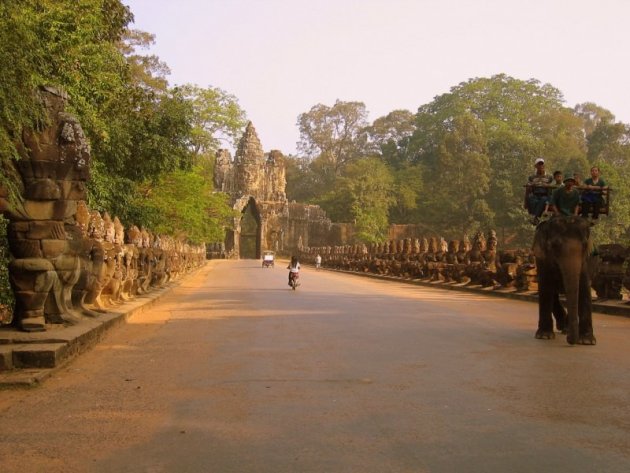 Entering Angkor Wat