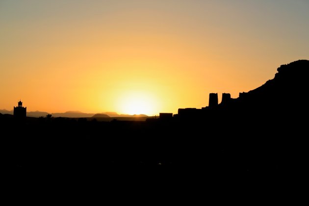 Zonsondergang Sahara