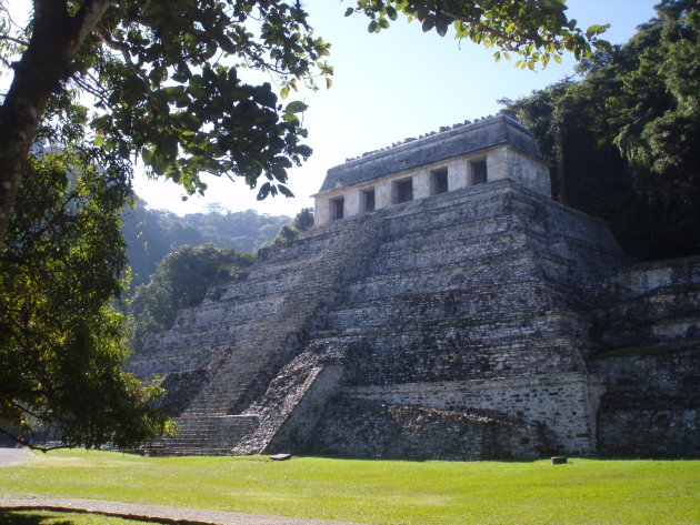 Palenque, de tempel van Inscripties