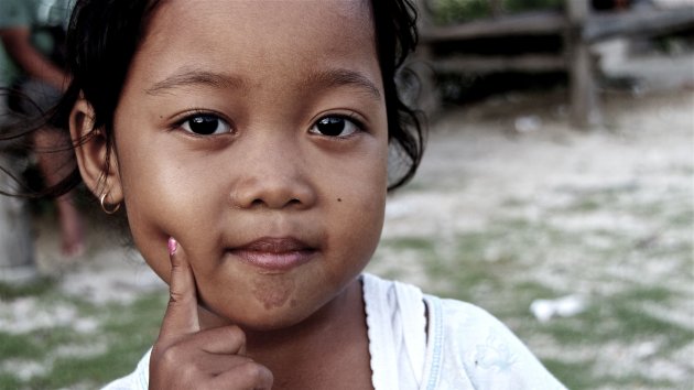 meisje op gili air