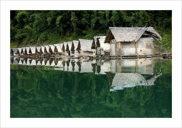 Raft houses, Khao Sok NP