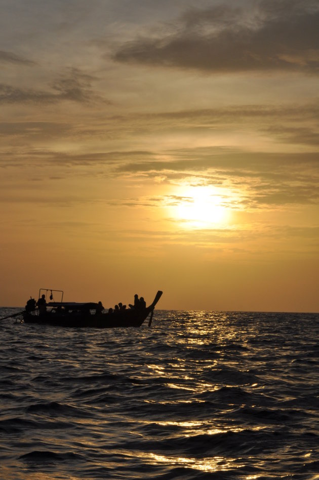 Bootje bij sunset